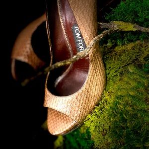 Tom Ford Snakeskin Heels (39.5)
